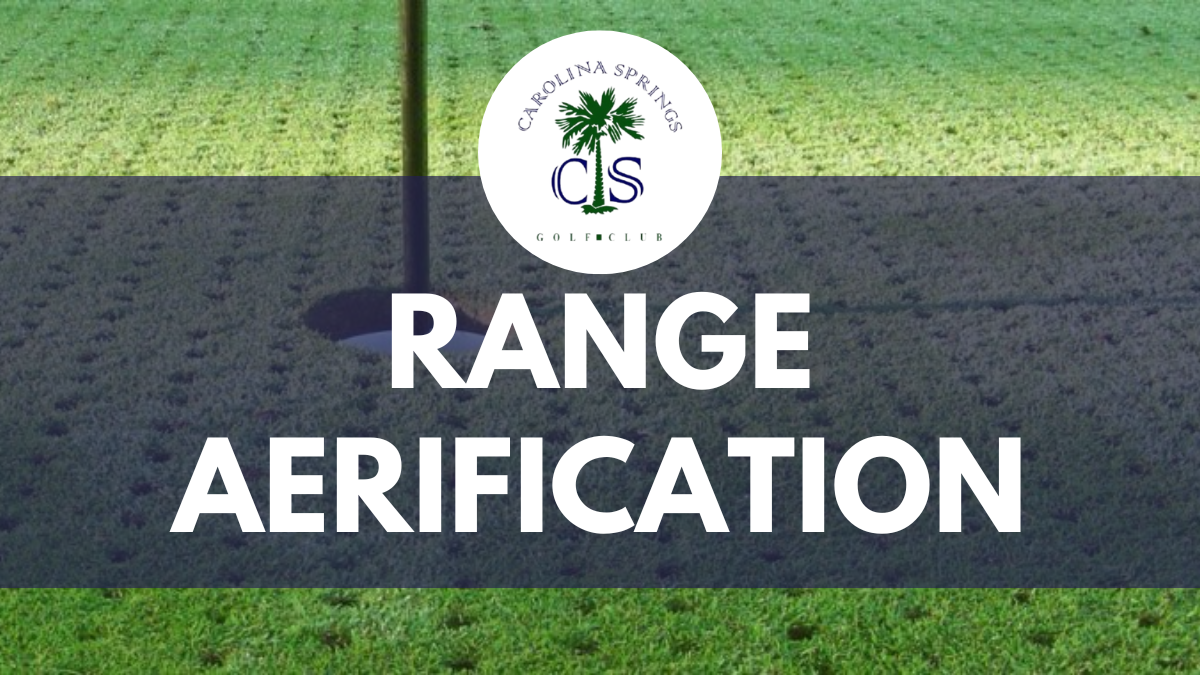 Range Maintenance — October 13th